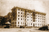 Teh construction of the Argentino Hotel begins
